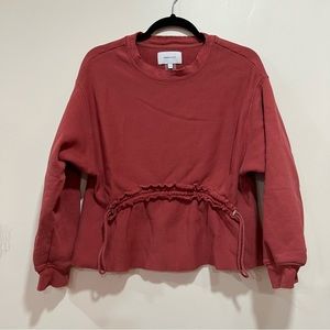 Current/Elliot The Bloom Cinched Waist Sweatshirt